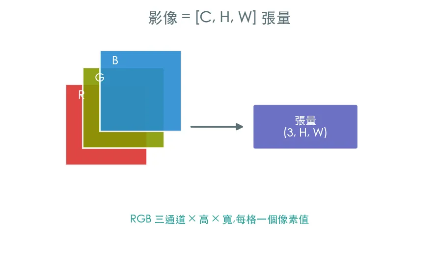影像即張量 · torchvision 的入口 範例輸出
