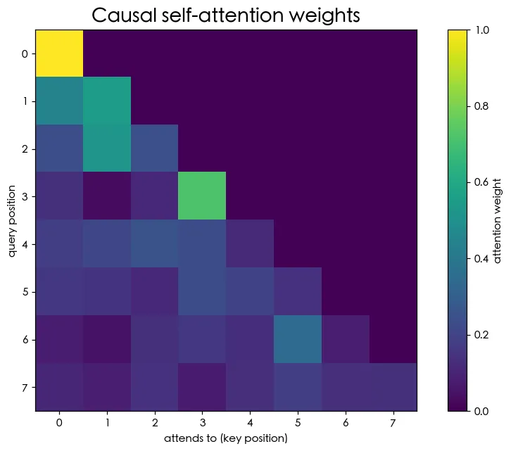 自注意力 Self-Attention 範例輸出