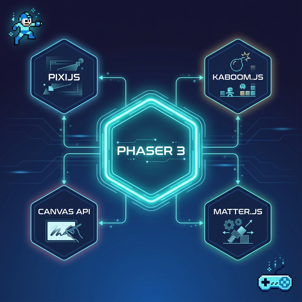 從原生 Canvas 到 Phaser 3：2D 遊戲引擎技術選型全記錄